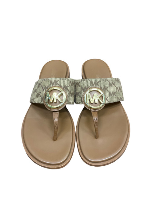 Vist Large View of Product Image Which is Used Michael Michael Kors Flip Flops 7.5
