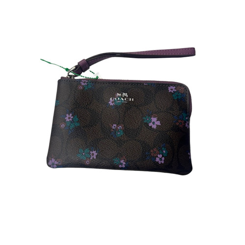 Vist Large View of Product Image Which is Used Coach Leather Wristlet