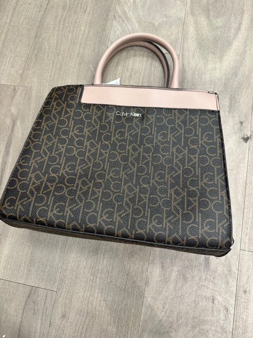 Vist Large View of Product Image Which is Used Calvin Klein Large Leather Handbag
