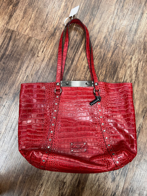 Vist Large View of Product Image Which is Used Patricia Nash Xlarge Leather Handbag