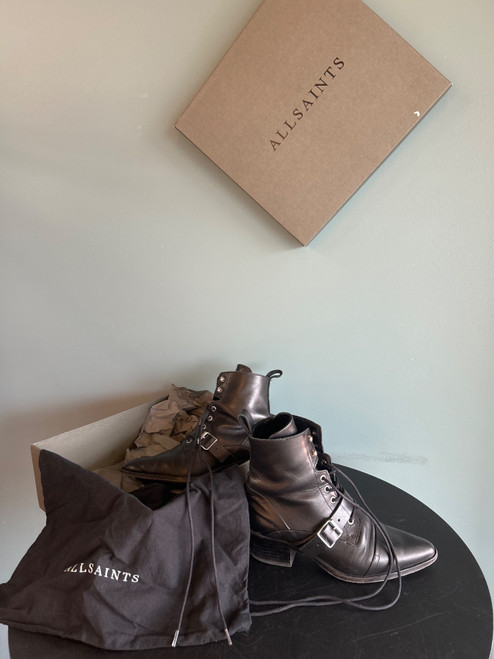 Vist Large View of Product Image Which is Used All Saints Ankle Boots 8.5