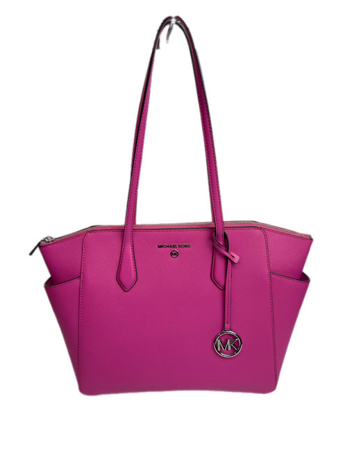 Vist Large View of Product Image Which is Used Michael Kors Large Leather Handbag