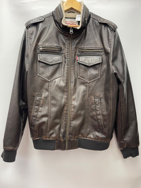 Vist Large View of Product Image Which is Used Levi's Men's Short Heavy Coat L