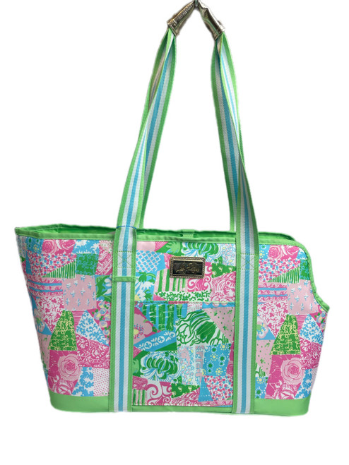 Vist Large View of Product Image Which is Used Lilly Pulitzer Dog Bag Large Handbag