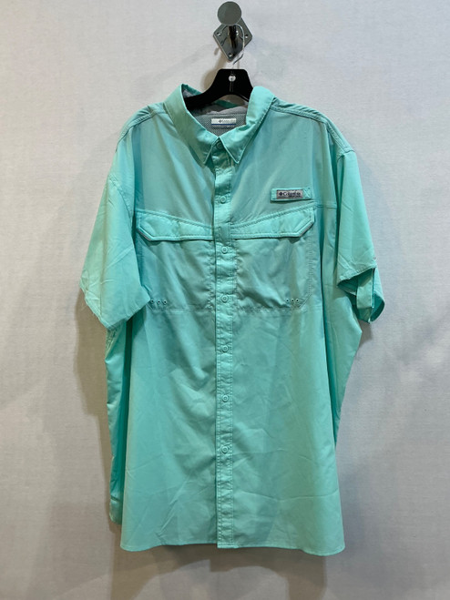 Vist Large View of Product Image Which is Used Columbia Mens Short Sleeve Top 2X/18-18.5