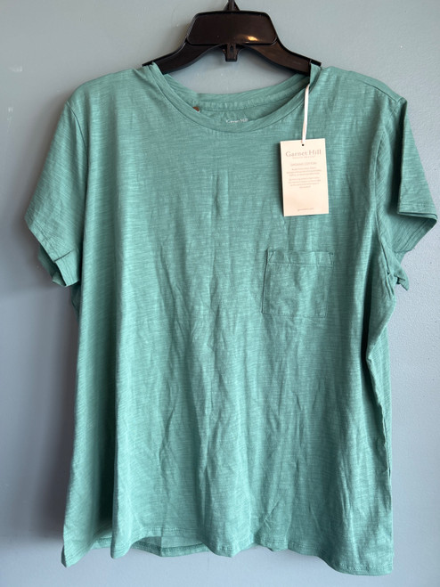 Vist Large View of Product Image Which is Used Garnet Hill Short Sleeve Top XL-16