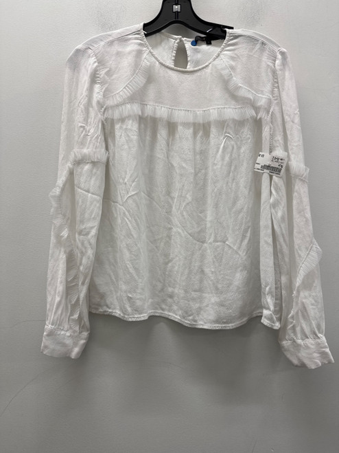 Vist Large View of Product Image Which is Used White Maje Long Sleeve Top XS-0/2