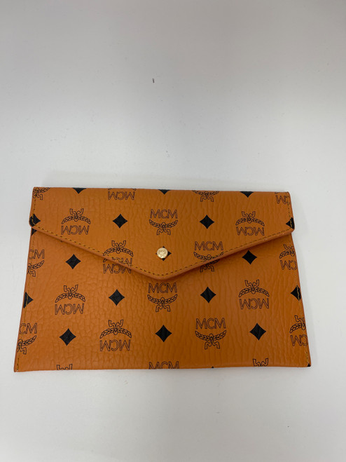 Vist Large View of Product Image Which is Used MCM Munchen Leather Wristlet