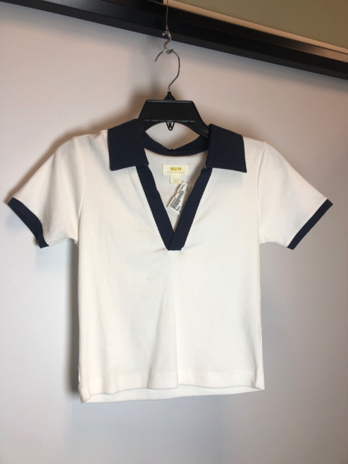 Vist Large View of Product Image Which is Used Maeve Short Sleeve Top S-4/6