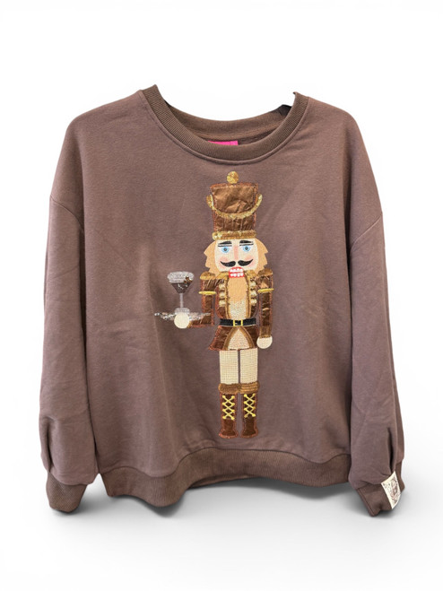 Vist Large View of Product Image Which is Gently Used Queen of Sparkles Nutcracker Sweatshirt