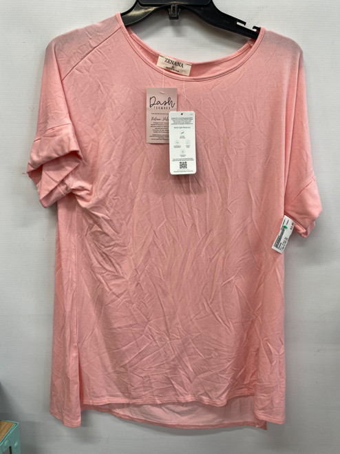 Vist Large View of Product Image Which is Used Zenana Short Sleeve Top L-12/14