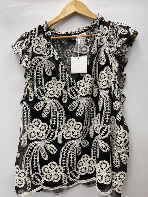 Vist Large View of Product Image Which is Used Zac & Rachel Short Sleeve Top 1X-18