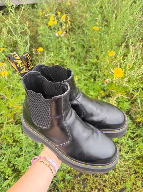 Vist Large View of Product Image Which is Used Dr. Martens Ankle Boots 9