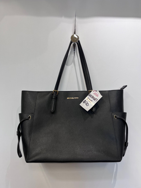 Vist Large View of Product Image Which is Used Michael Michael Kors Large Leather Handbag