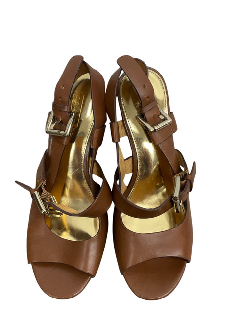 Vist Large View of Product Image Which is Used Coach Wedge Sandals 6
