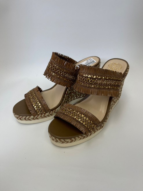 Vist Large View of Product Image Which is Used Vince Camuto Wedge Sandals 10
