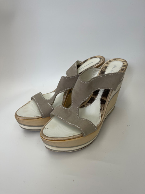 Vist Large View of Product Image Which is Used Baldinini Wedge Sandals 10 as is 