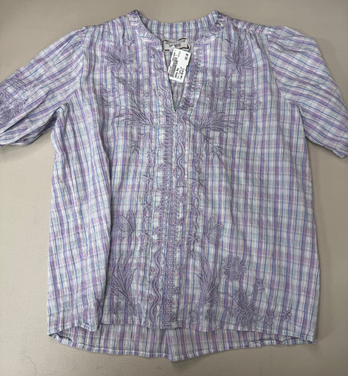Vist Large View of Product Image Which is Used Johnny Was Short Sleeve Top XS-0/2