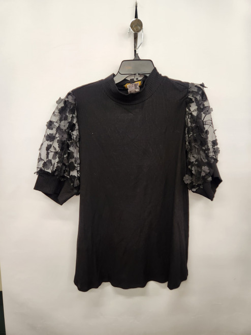 Vist Large View of Product Image Which is Used Sugar Lips Short Sleeve Top 1X-18