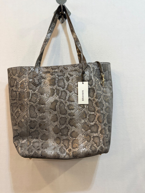 Vist Large View of Product Image Which is Used Brahmin Large Leather Handbag