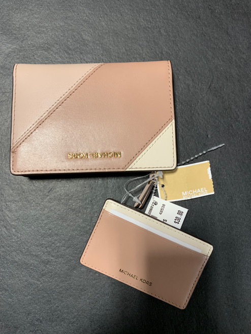 Vist Large View of Product Image Which is Used Michael Michael Kors Leather Wallet