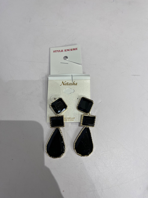 Vist Large View of Product Image Which is Used Black Earrings