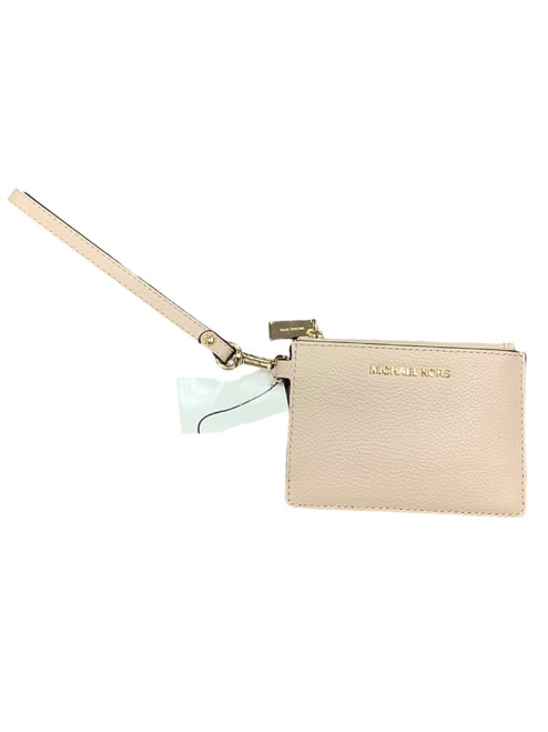 Vist Large View of Product Image Which is Used Michael Michael Kors Leather Wristlet