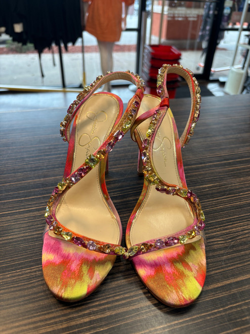 Vist Large View of Product Image Which is Used Jessica Simpson High Heels 7.5
