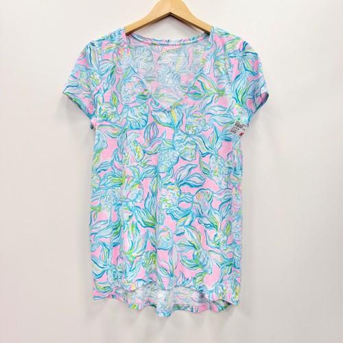 Vist Large View of Product Image Which is Used Lilly Pulitzer Short Sleeve Top M-8/10