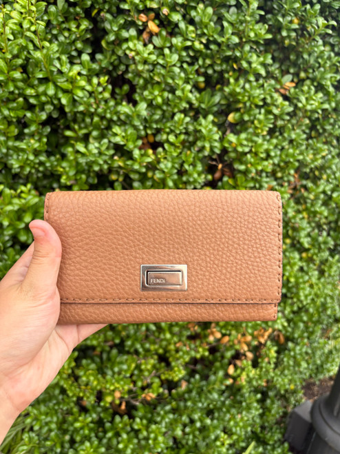 Vist Large View of Product Image Which is Used Fendi Leather Wallet