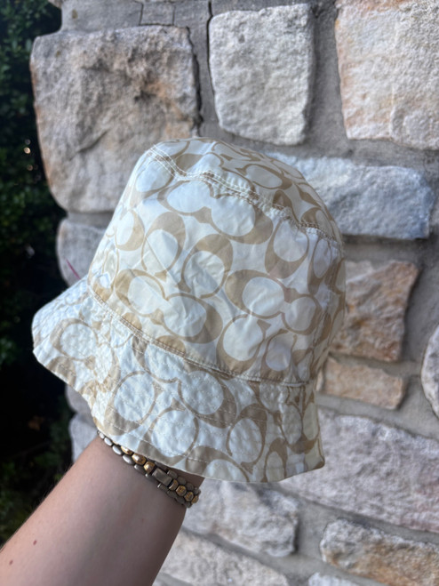 Vist Large View of Product Image Which is Used Coach Reversible Bucket Hat 