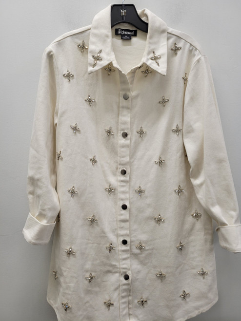Vist Large View of Product Image Which is Used White Rdalaml Short Light Jacket XS-0/2