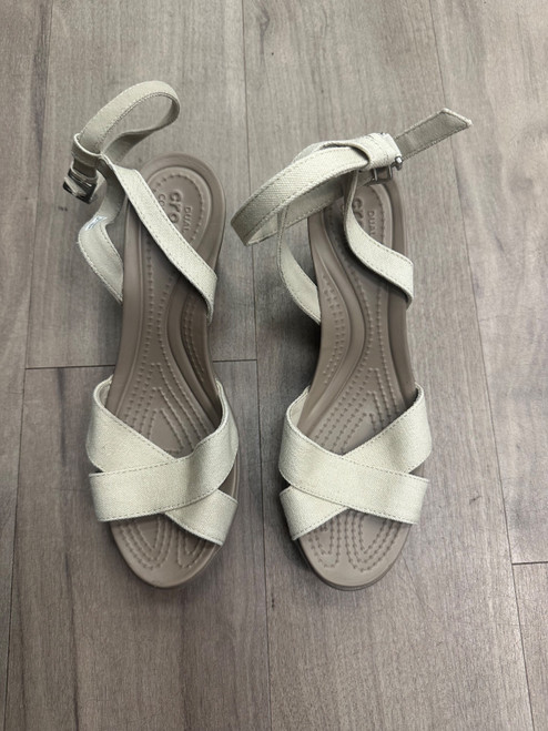 Vist Large View of Product Image Which is Used Crocs Dress Sandals 7