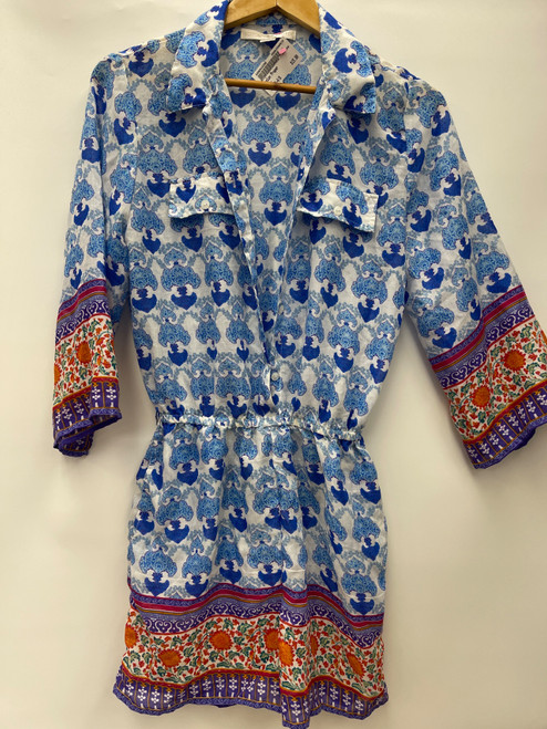Vist Large View of Product Image Which is Used Boston Proper Romper S-4/6