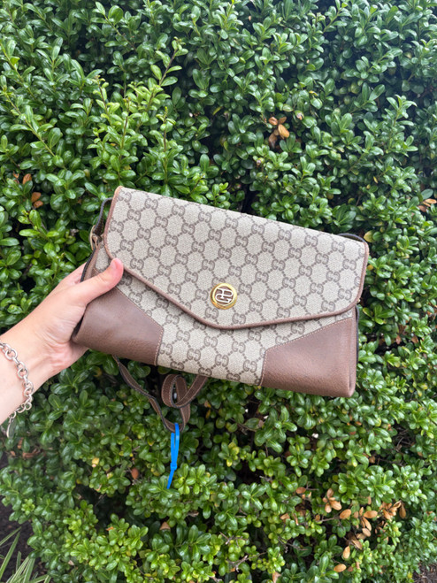 Vist Large View of Product Image Which is Used Gucci Large Leather Handbag