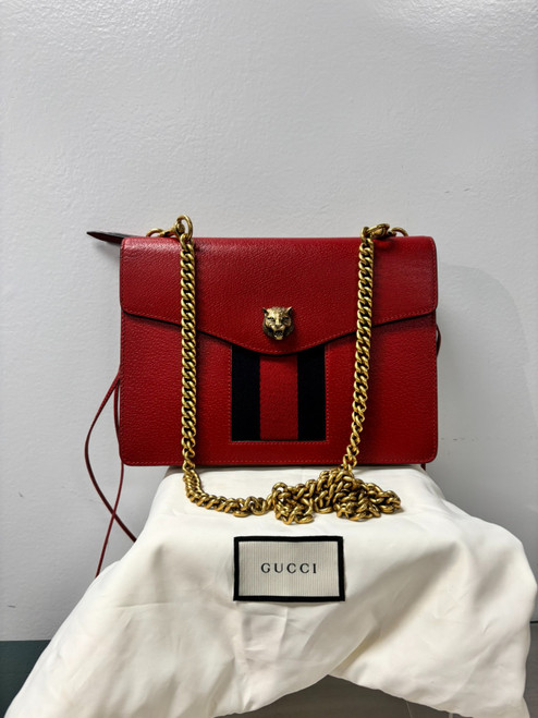 Vist Large View of Product Image Which is Used Gucci Large Leather Handbag