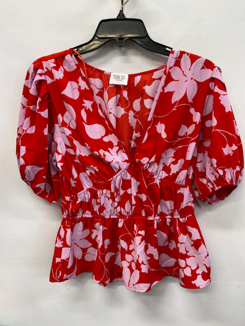 Vist Large View of Product Image Which is Used Sienna Sky Short Sleeve Top L-12/14