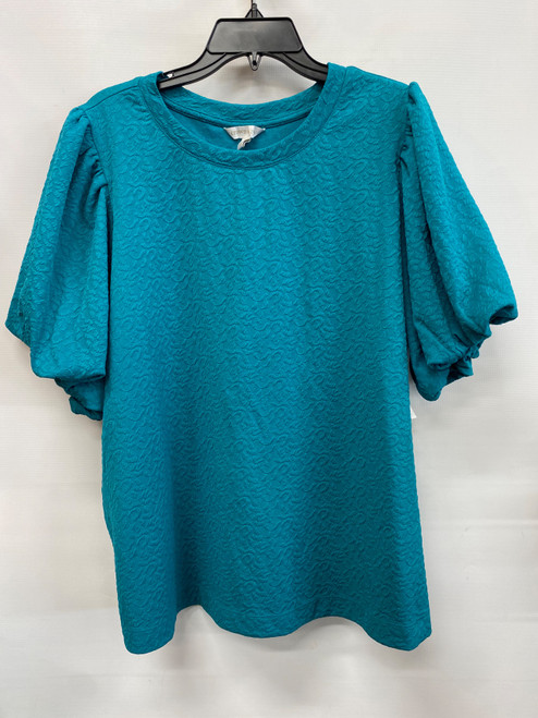 Vist Large View of Product Image Which is Used Crown & Ivy Short Sleeve Top 3X-22