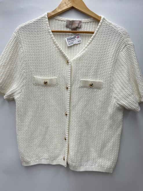 Vist Large View of Product Image Which is Used French Connection Short Sleeve Top XL-16