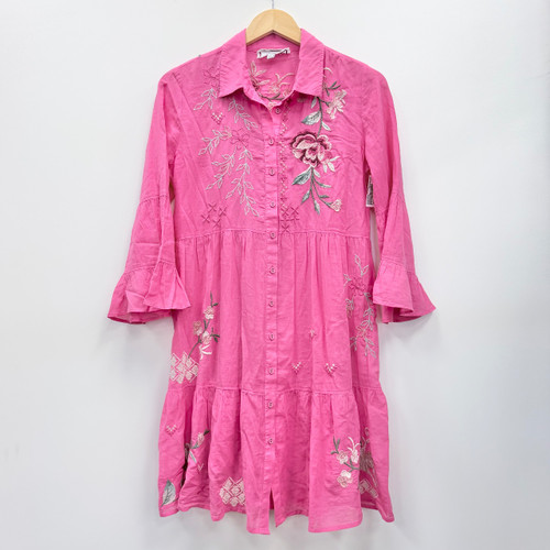 Vist Large View of Product Image Which is Used Johnny Was Short Dress B S-4/6