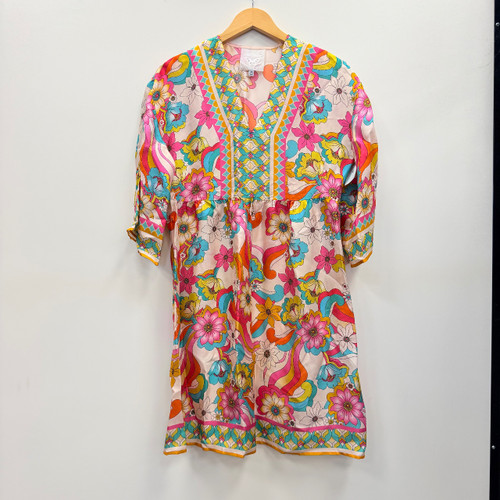 Vist Large View of Product Image Which is Used Johnny Was Short Dress B XS-0/2