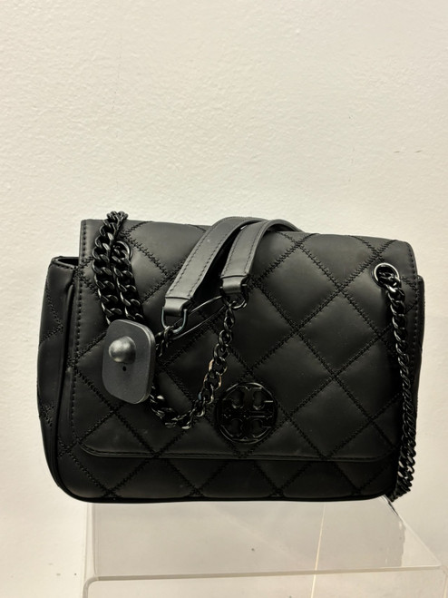 Vist Large View of Product Image Which is Used Tory Burch Small Leather Handbag