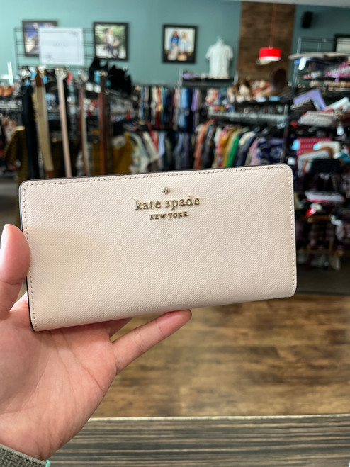 Vist Large View of Product Image Which is Used Kate Spade New York Leather Wallet
