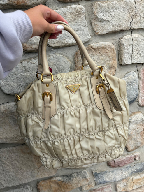 Vist Large View of Product Image Which is Used Prada nylon Small Handbag