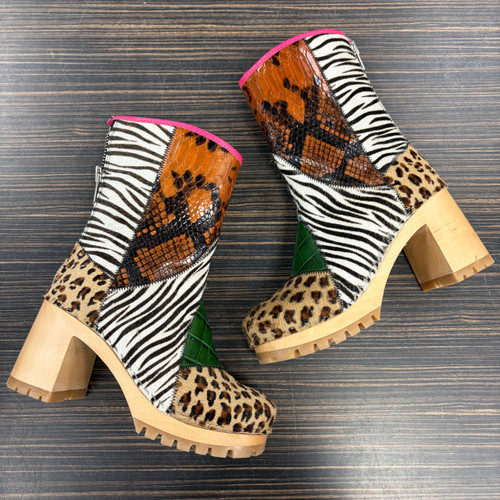 Vist Large View of Product Image Which is Used Swedish Hasbeens Anthropologie Ankle Boots 7