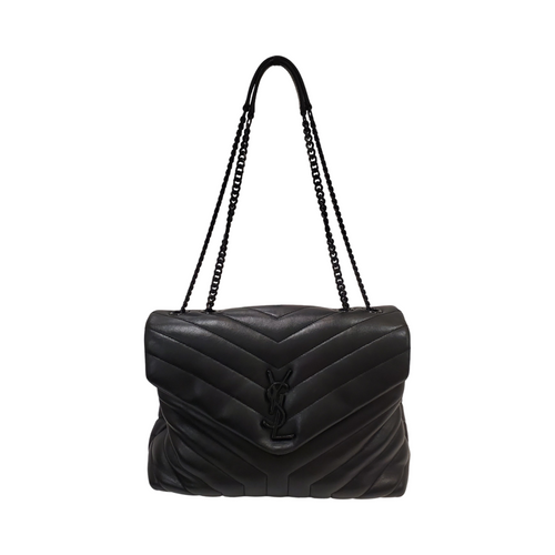 Vist Large View of Product Image Which is Used Yves Saint-Laurent Loulou shoulder bag matelasse chevron Leather Bag