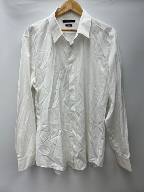 Vist Large View of Product Image Which is Used Gucci Mens Long Sleeve Top 2X/18-18.5