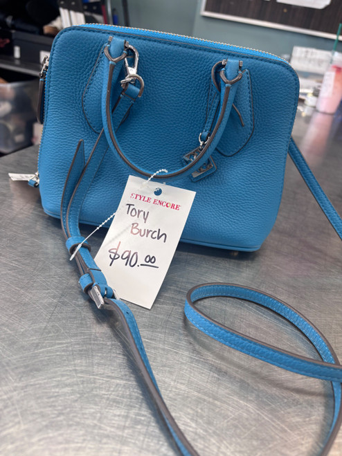 Vist Large View of Product Image Which is Used Tory Burch Small Leather Handbag