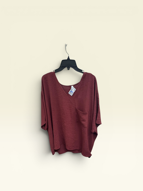 Vist Large View of Product Image Which is Used Zenana Short Sleeve Top 3X-22