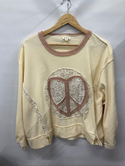 Vist Large View of Product Image Which is Used POL Long Sleeve Top S-4/6
